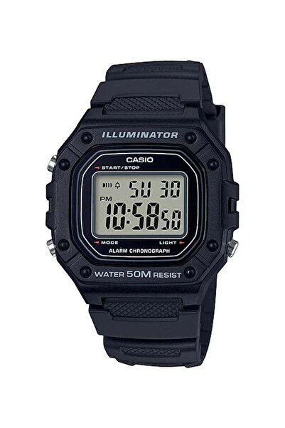 Casio Men's Resin Digital Wrist Watch W-218H-1AVDF - 43 mm - Black
