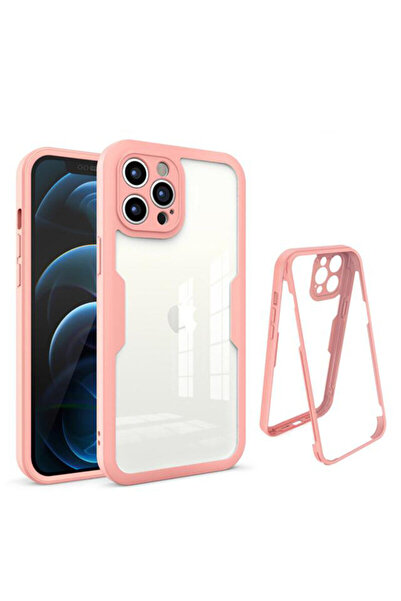 Techsuit Carcasă 360° pentru iPhone 12 Pro Max ColorVerse, roz