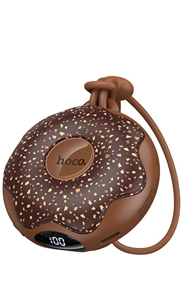 hoco. J168 Donut Double-Sided Heated Hand Warmer - Brown