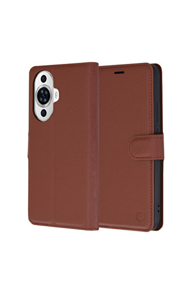 Techsuit Huawei nova 11 Leather Folio, brown