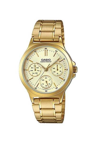 Casio Women's Stainless Steel Analog Watch LTP-V300G-9A - 33 mm - Gold