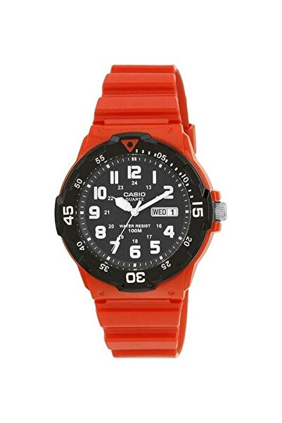 Casio Men's Water Resistant Analog Watch MRW-200HC-4BVDF - 45 mm - Orange