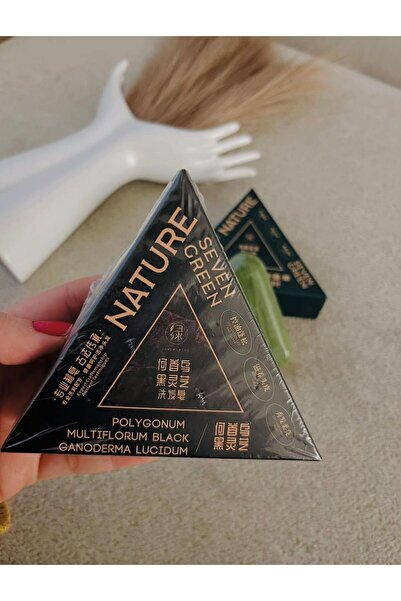 Nature Seven Green Polygonum & Black Ganoderma Soap – Herbal Hair & Body Clea...