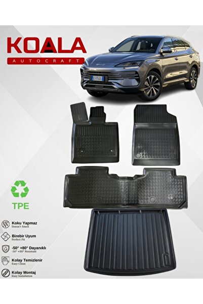 KoalaOtoTekstil Byd Seal U Dm-i (2024-sonrası) Araca Özel Paspas ve Bagaj Hav...