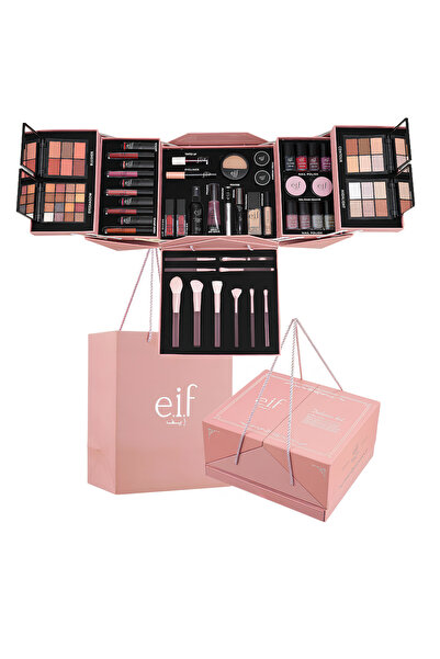 eif Eve's Complete Pink Makeup Set – 60-Piece Beauty Box Includes All Makeup ...