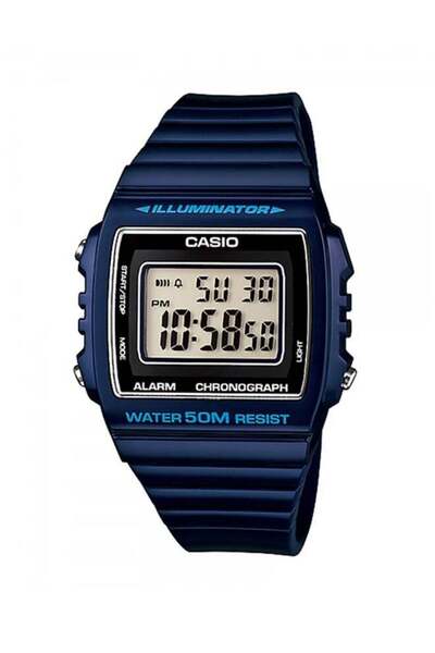 Casio Boys' Resin Digital Quartz Watch W-215H-2AVDF - 44 mm - Blue