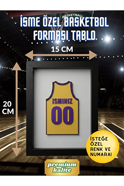 FLEXIS WE MAKE IT POSSIBLE FOR YOU Kişiye Özel İsimli ve Numaralı Basketbol F...