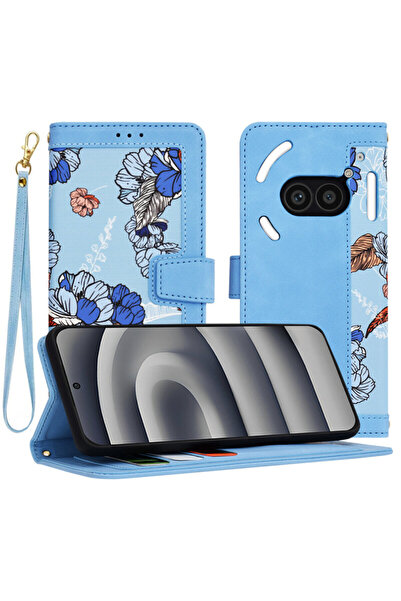 Techsuit Θήκη για κορίτσια Nothing Phone (2a) FlipCraft, Μπλε