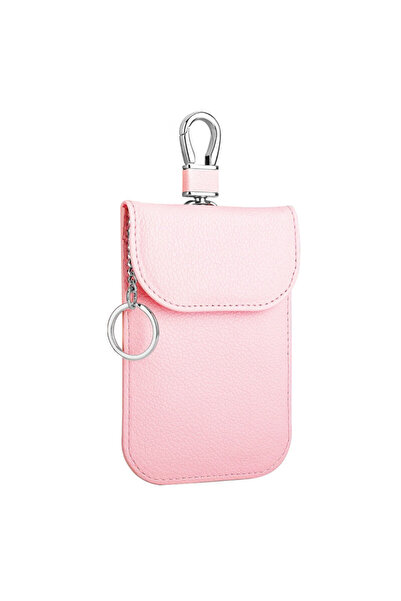 Techsuit RFID Protection Key Holder AF2, EMF Blocker, Pink
