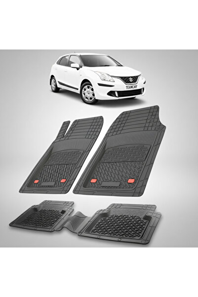 TEAMCAR Стелки за под за Suzuki Baleno 2, съвместими с хечбек 2015-2022 | Черни