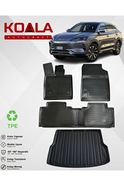 KoalaOtoTekstil Byd Seal U Dm-i (2024-sonrası) Araca Özel Paspas ve Bagaj Hav...