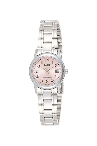 Casio Women's Dress Analog Watch LTP-V002D-4BUDF - 25 mm - Silver