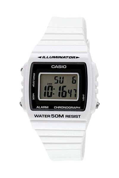 Casio Women's Resin Digital Quartz Watch W-215H-7AVDF - 41 mm - White