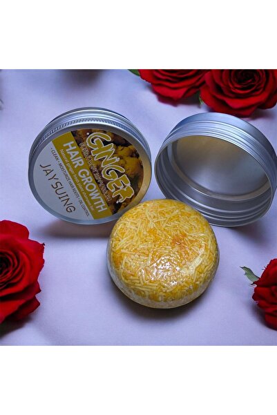 jaysuing Ginger Hair Growth Shampoo Bar – Natural Herbal Cleanser Soap for St...
