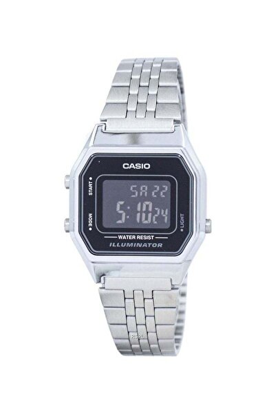 Casio Women's Stainless Steel Digital Watch LA680WA-1BDF - 29 mm - Silver