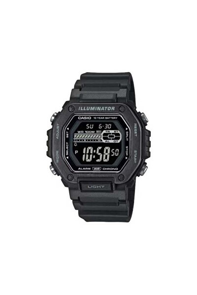 Casio Men Youth Black Dial Digital Resin Watch - MWD-110HB-1BVDF