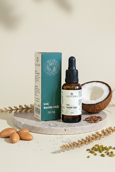 Olivera Hint Yağlı & Argan Özlü Güçlendirici Saç Bakım Yağı 30 ml