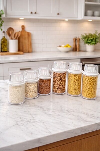 decorev Erzak Storage Container 900ml - 1300 ml Set of 6