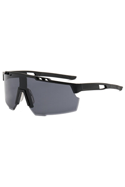 Techsuit 9963 Unisex Sports Sunglasses, Black