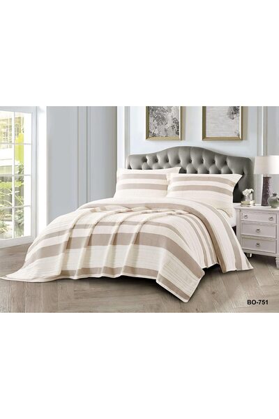 Binown 4-piece Linen pressed bedspread set