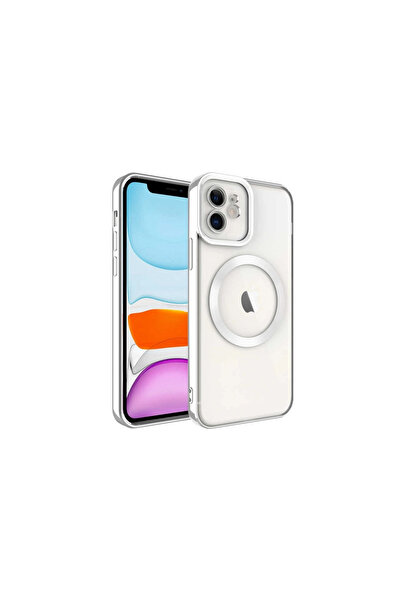 xirshop غطاء حماية لهاتف آيفون 11 من كروس مغناطيسي - فضي