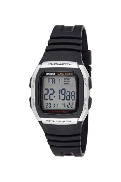 Casio Men's Youth Digital Watch W-96H-1A - 44 mm - Black