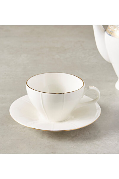 Generic Gold Bliss Tea Cup and Saucer