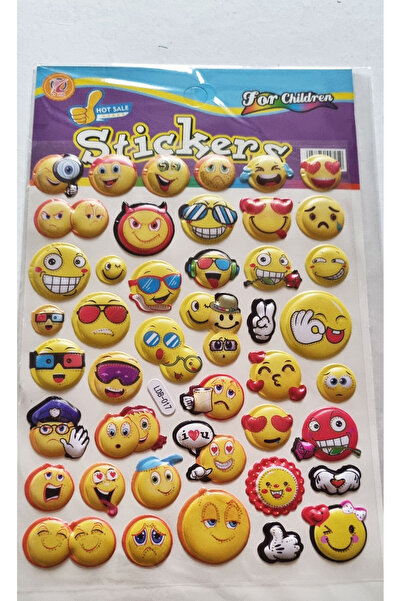 Modellino Stickers for Childreen Puffy Embossed Air-Filled Self-Adhesive Them...