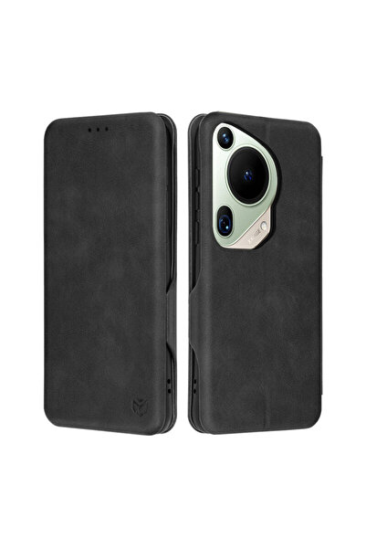 Techsuit Portofel Huawei Pura 70 Ultra Safe Plus 360°, negru