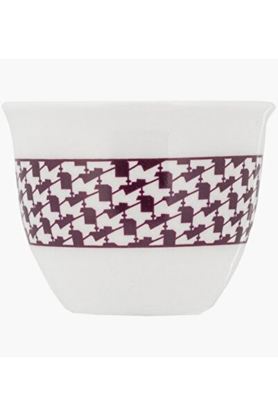 Generic Al Saif Rasi 12-Piece Porcelain Arabian Coffee Cup Set - 50 ml