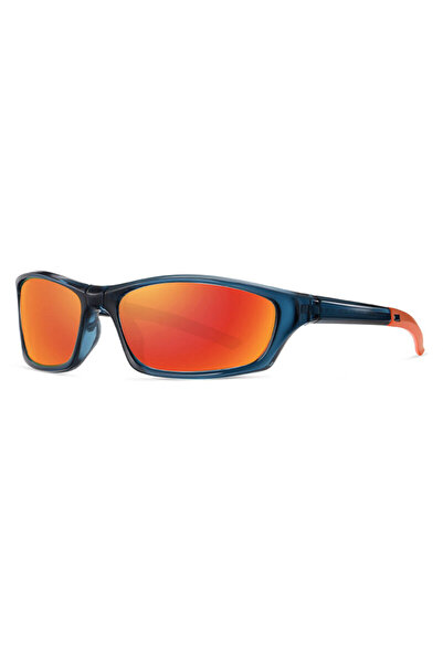 Techsuit 24101 Polarized Sports Glasses, Foldable, Orange