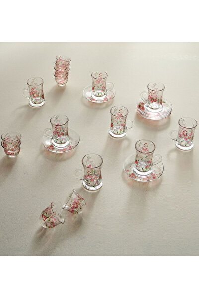 Generic Selin 36-Piece Glass Qahwa Cup Set