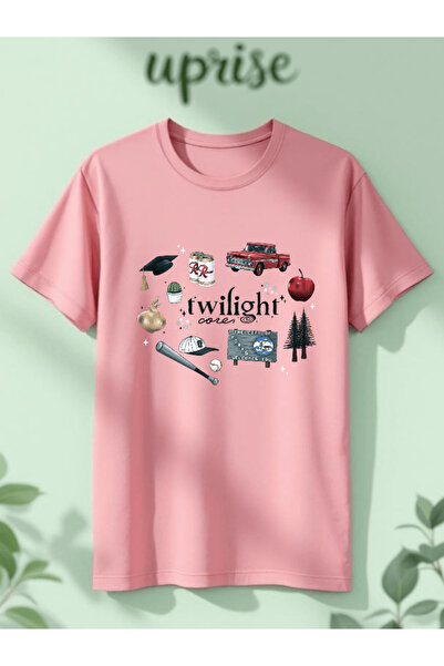 Vordevia Twilight Printed Cotton Oversize T-Shirt