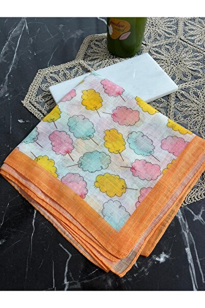 EMKSHOP 100% Cotton Children's Head Scarf (Light, Anti-Sweat, Anti-Slip) (80*80)