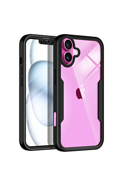 Techsuit 360° Case for iPhone 16 Plus ColorVerse, Black