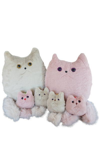 Meu Models , Frog Wins 80 cm Yumuşak Peluş Kedi Uyku Arkadaşı - 4XL Büyük Boy...