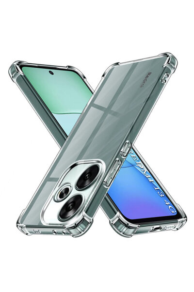 Techsuit Carcasă din silicon transparentă rezistentă la șocuri pentru Xiaomi ...