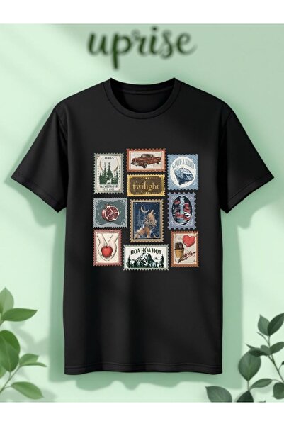 Vordevia Twilight Printed Cotton Oversize T-Shirt