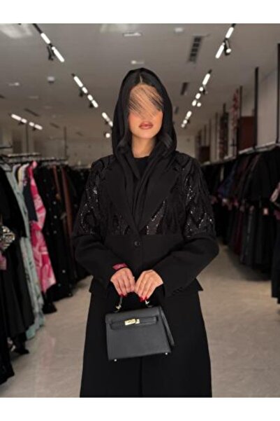 GENRAL D753 Abaya - Blazer made of Crepe fabric