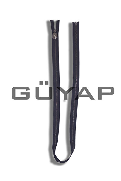 GÜYAP YAPI TEKSTİL Premium Demir Diş Fermuarı [ 110 cm Siyah - Black Nikel Di...