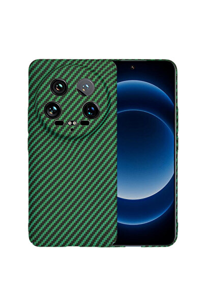 Techsuit Carcasă Xiaomi 14 Ultra Carbonite FiberShell, verde