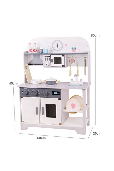 My modern game Realistic children's kitchen toy with integrated accessories -...