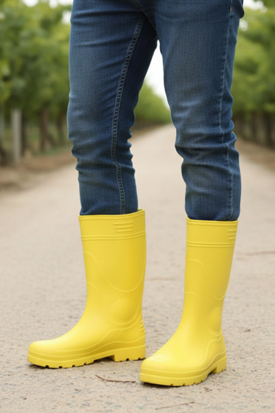 Daytex Hafif Eva Çizme Astarsız Su Geçirmez Bahçe ve Yağmur Çizmesi