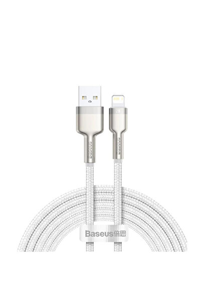 Baseus Data Cable, USB to Lightning, 2.4A, 2m, White