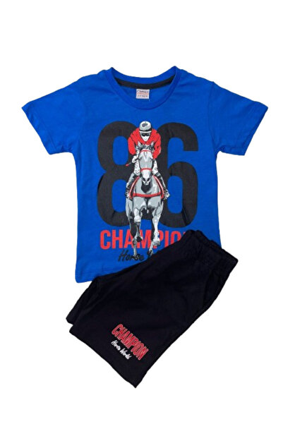 GENERAL طقم ولادي بطبعة هورس - من 2 - 6 سنة