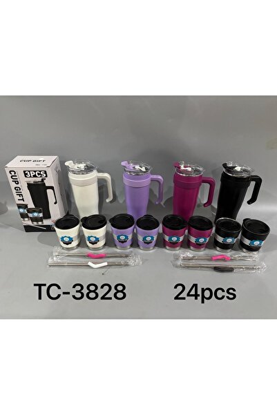 Other 3-in-1 Stainless Steel Thermal Mug Set – Model TC-3828 (Multiple Colors...