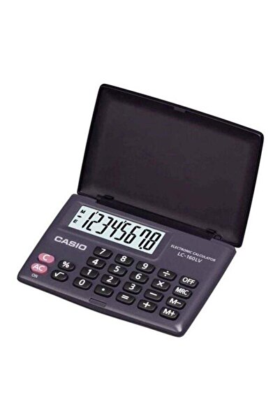 Casio LC-160LV-BK 8-Digit Electronic Calculator Black