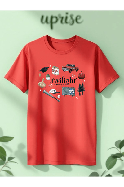 Vordevia Twilight Printed Cotton Oversize T-Shirt