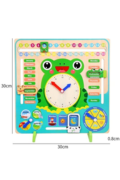 PlayFun Jucărie Lemn Calendar Broască