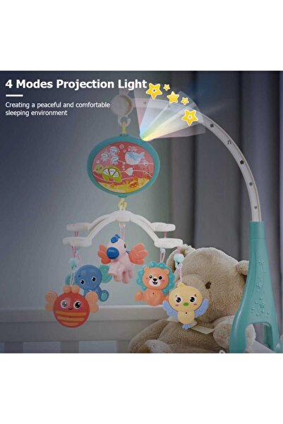 PlayFun Carusel Muzical Pătuț Model Ocean